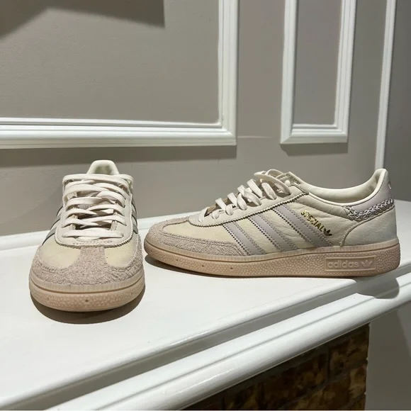 adidas Handball Spezial Cream White Beige (Women's 7) - Picture 6 of 9